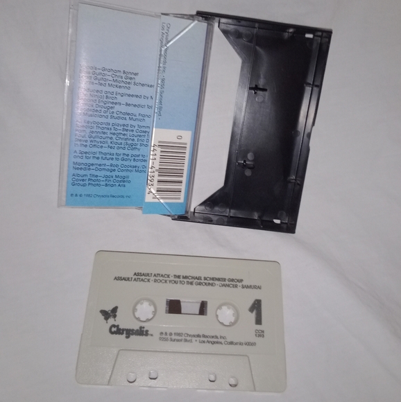 Vintage The Michael Schenker Group Music Cassette Tape 1982 - Picture 3 of 5